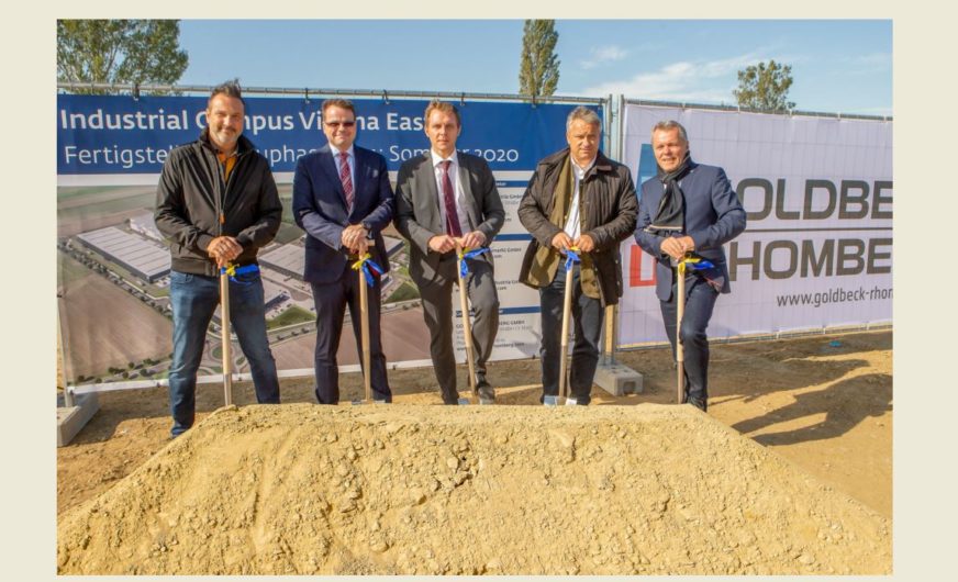 Start of the second expansion stage at the Industrial Campus Vienna East