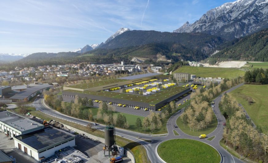 Österreichische Post baut modernes Logistikzentrum in Vomp (Tirol)
