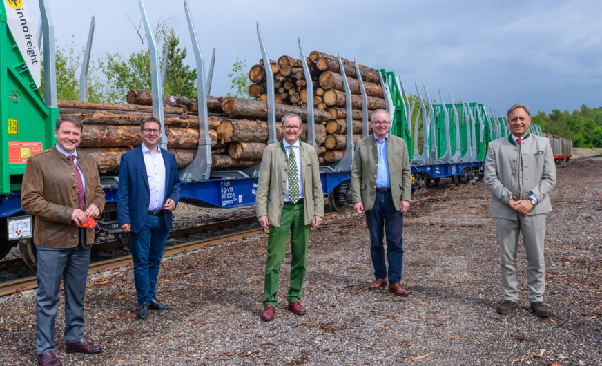 Neue Drehscheibe für Holzlogistik in Amstetten