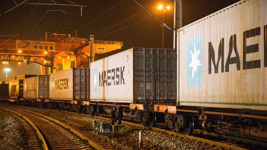 Maersk Sea/Rail-Service von Europa nach Asien