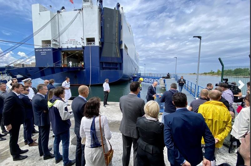 Hafen Koper: Einweihung des neuen RoRo-Liegeplatzes