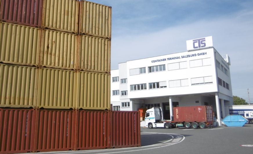Container Terminal Salzburg beschleunigt die Lkw-Durchlaufzeit
