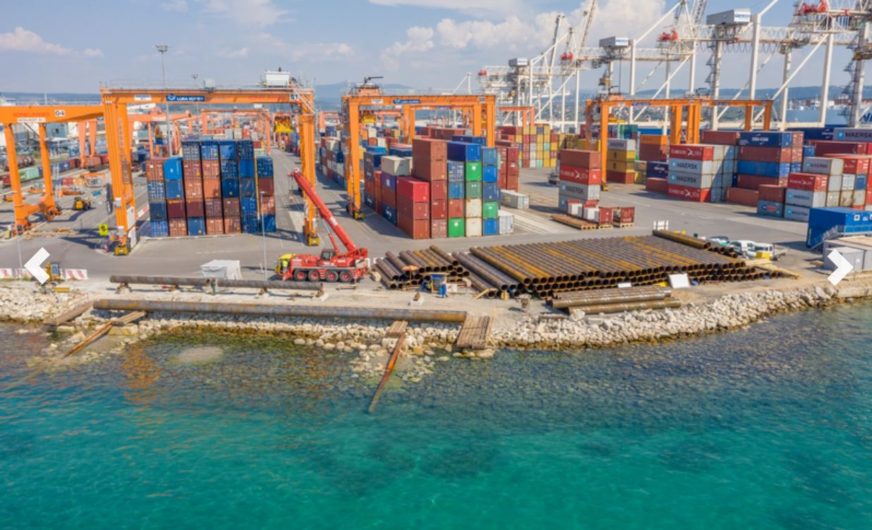 Hafen Koper: Beginn der Erweiterung von Pier I