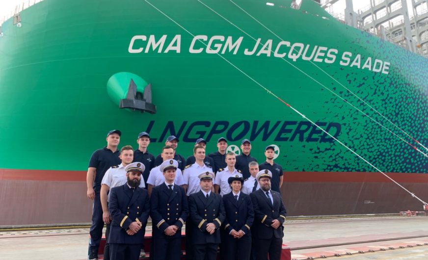 Größtes LNG-Containerschiff der Welt bei CMA CGM