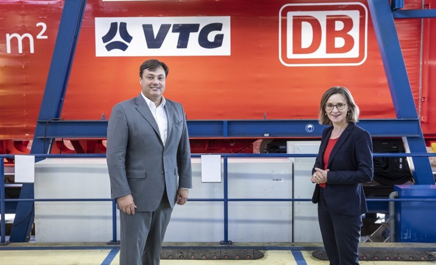 DB Cargo und VTG präsentieren Güterwagen der Zukunft