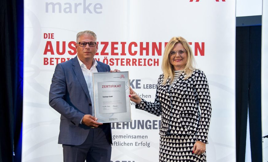 Saexinger GmbH erhält erneut das Leitbetriebe Austria-Zertifikat