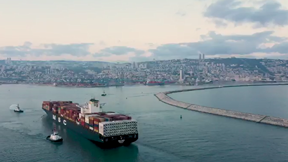 MSC-Containerschiff bringt erste VAE-Frachtsendung nach Israel