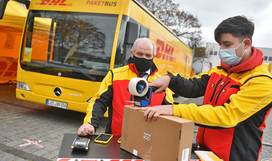 Deutsche Post DHL nimmt Kurs auf rund 1,8 Mrd. Pakete
