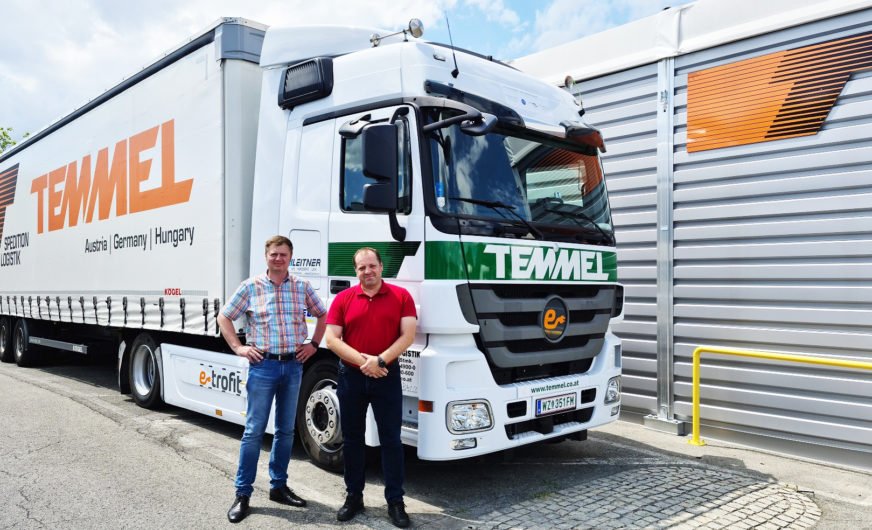 Temmel testet E-Truck im schweren Verteilerverkehr