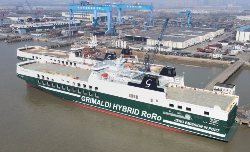 RoRo-Schiff „Eco Malta“ an Grimaldi Group ausgeliefert