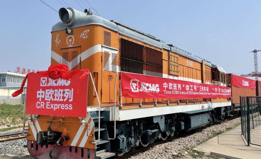 „XCMG Express“ fährt nach Zentralasien und Europa