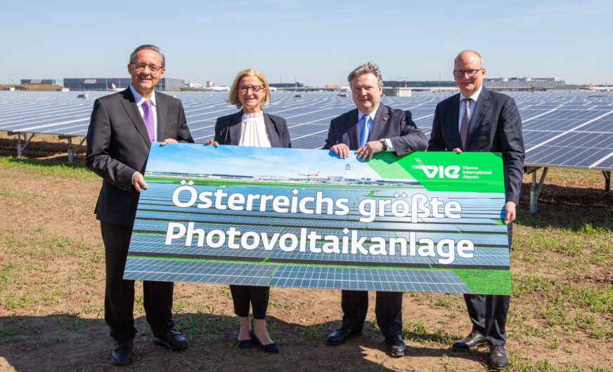 Flughafen Wien hat jetzt ein Mega-Solarkraftwerk