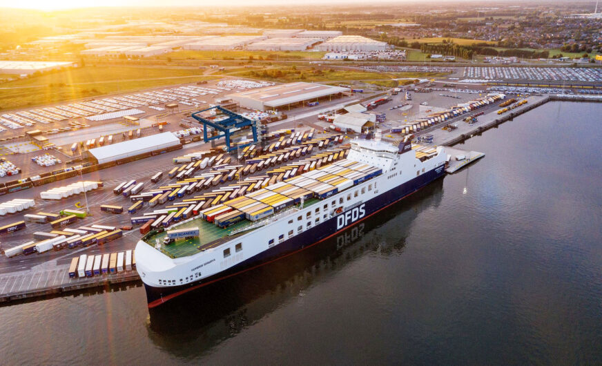 Hafen Gent: DFDS investiert in neuen Künz-Kran