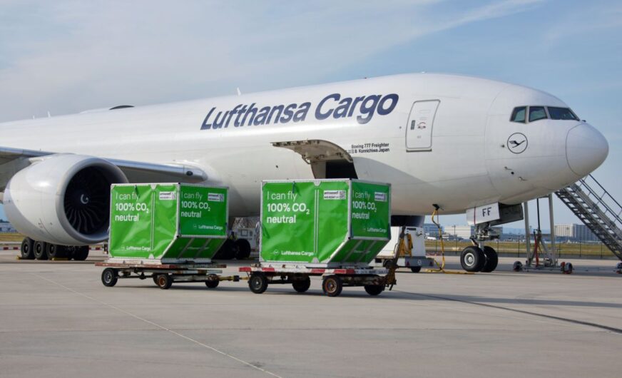 Lufthansa Cargo strebt nach CO₂-Neutralität bis 2050