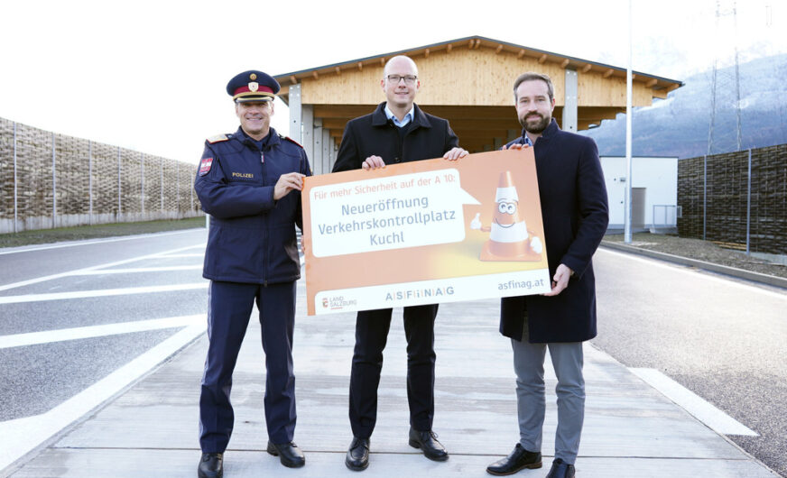 Verkehrskontrollplatz in Kuchl um 7 Mio. Euro erneuert