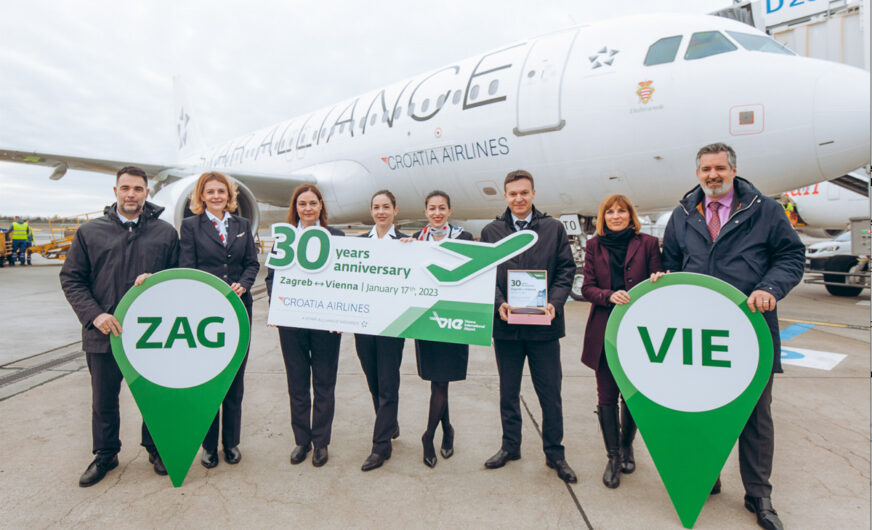<strong>Croatia Airlines: 30 Jahre Direktflüge Wien – Zagreb</strong>