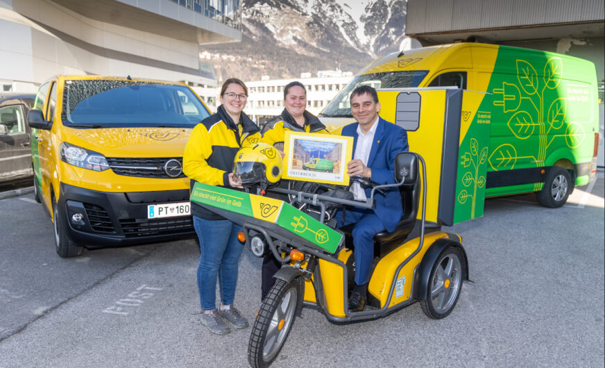 Post startet emissionsfreie Zustellung in Innsbruck