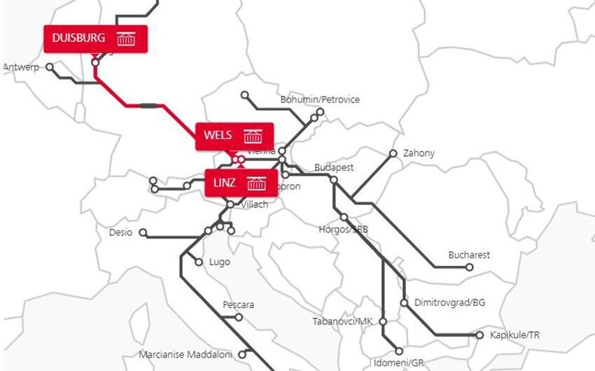 Bahnlogistik: Fünf Jahre TransFER Linz–Duisburg–Wels
