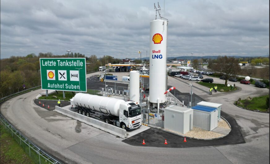 Erste Shell LNG Tankstelle in Österreich eröffnet