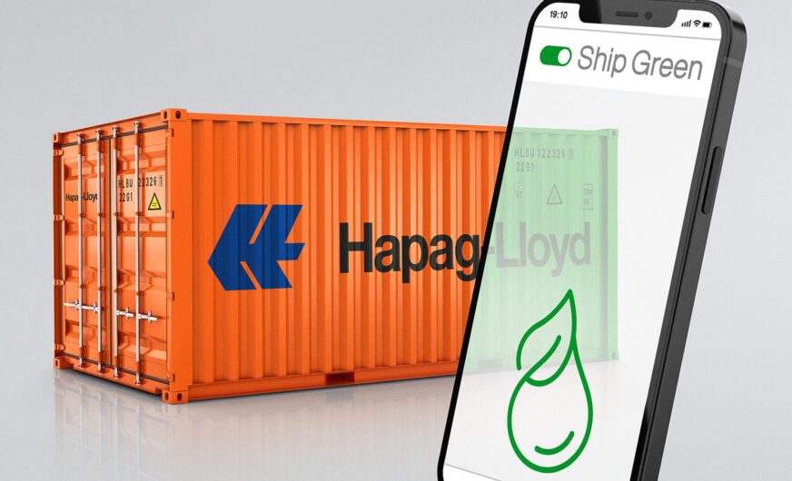 Hapag-Lloyd: „Ship Green“ für Standardcontainer