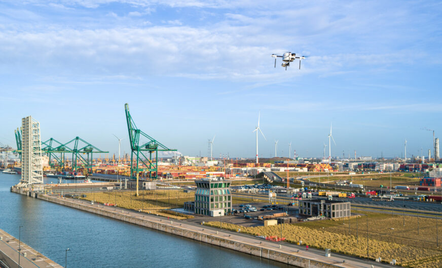 Hafen Antwerpen: Erstmals tägliche Drohnenflüge