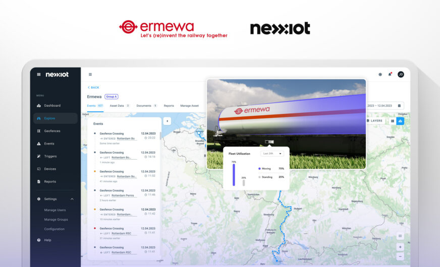 Ermewa digitalisiert mit Nexxiot-Technologie