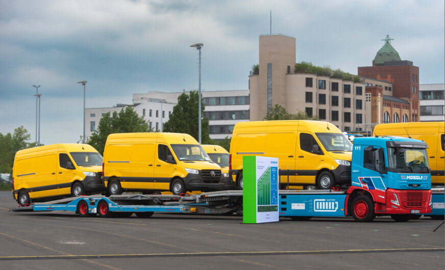 Mosolf Group bringt erstmals E-Autotransporter in Fahrt