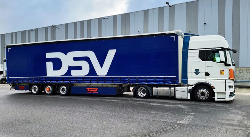 Logistiker DSV Road testet eTrailer für Straßentransporte