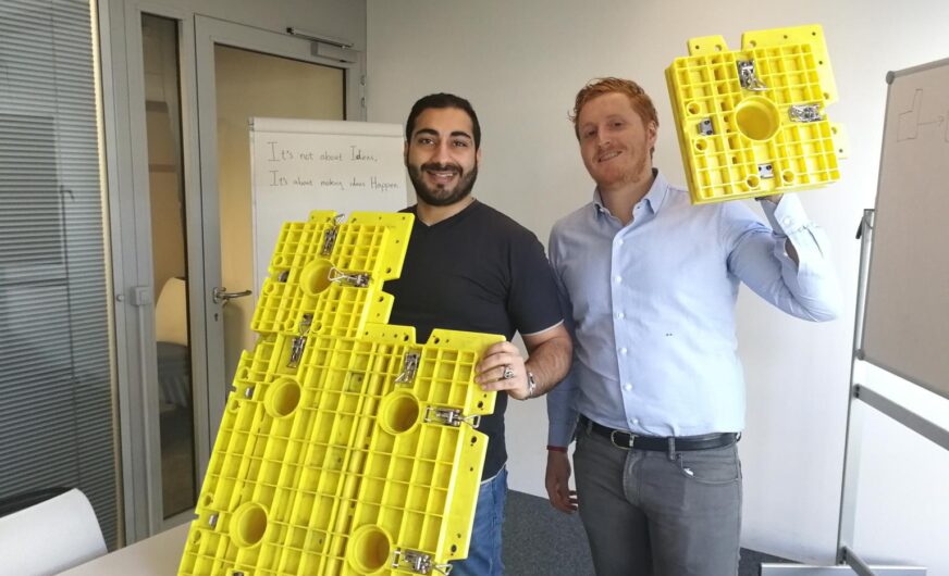 Schweizer Start-up-Firma punktet mit „Paletten-Lego“