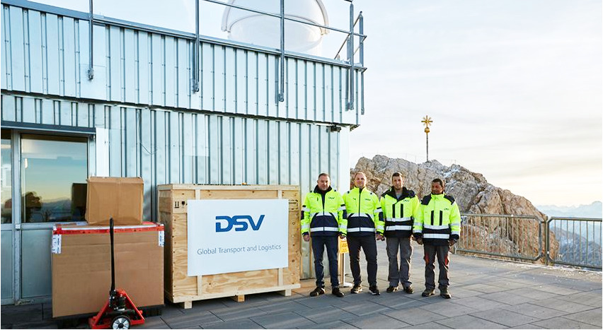 Logistiker DSV: Lieferung auf die Zugspitze