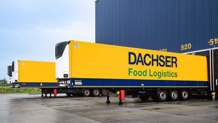 Dachser Food Logistics testet emissionsfreie Kühlauflieger