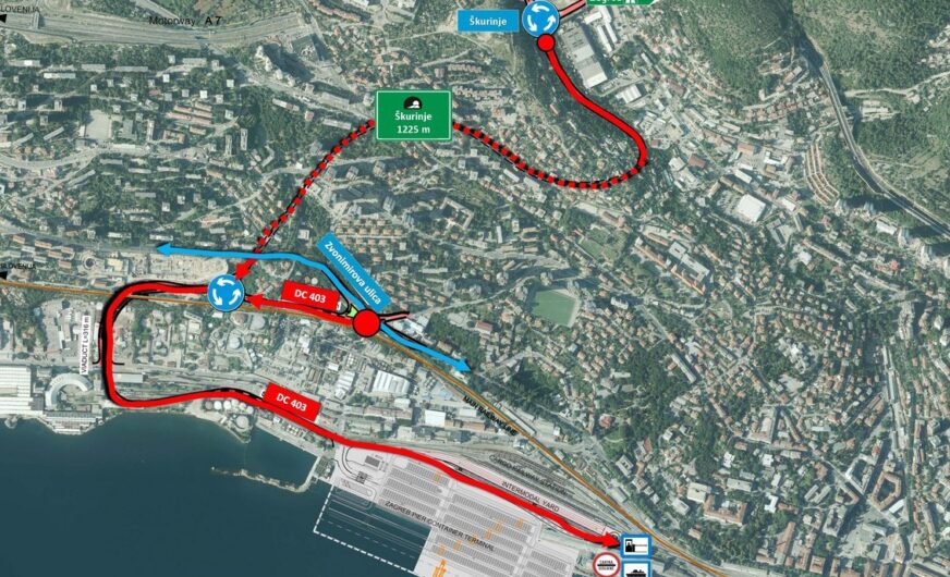 Kroatien: Neue Lkw-Zufahrt im Hafen Rijeka