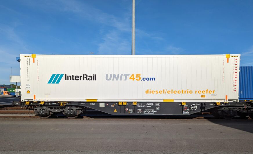 InterRail bietet jetzt auch Reefer-Container-Transporte