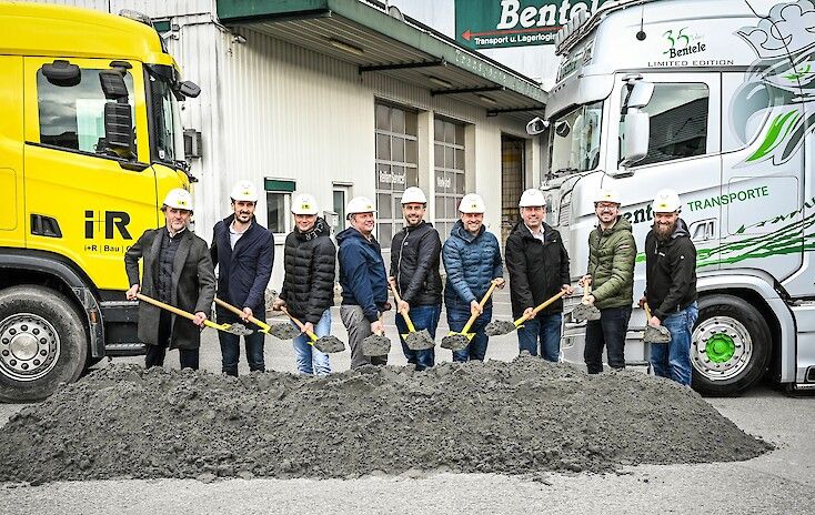 Bentele Transporte baut den Firmensitz aus