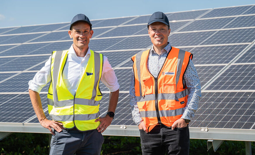 Solarpark liefert Strom für Metrans-Lokomotiven