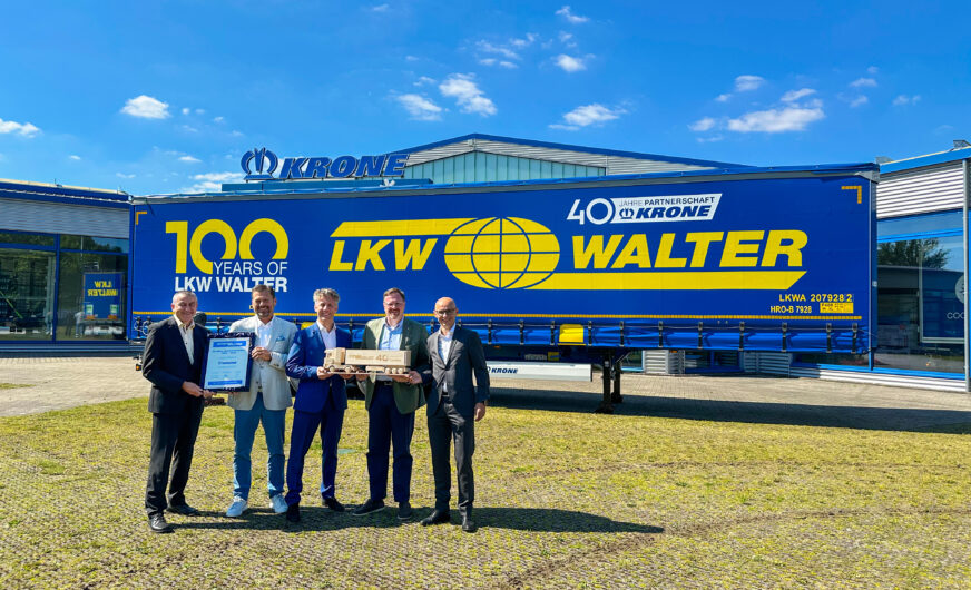 40 Jahre Partnerschaft von Krone und LKW Walter