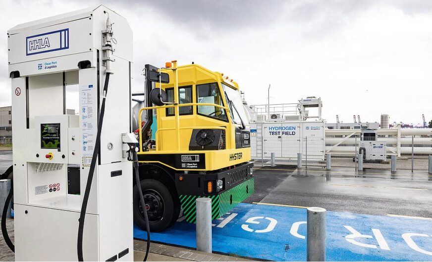 Erstes Wasserstoff-Testfeld im Hamburger Hafen