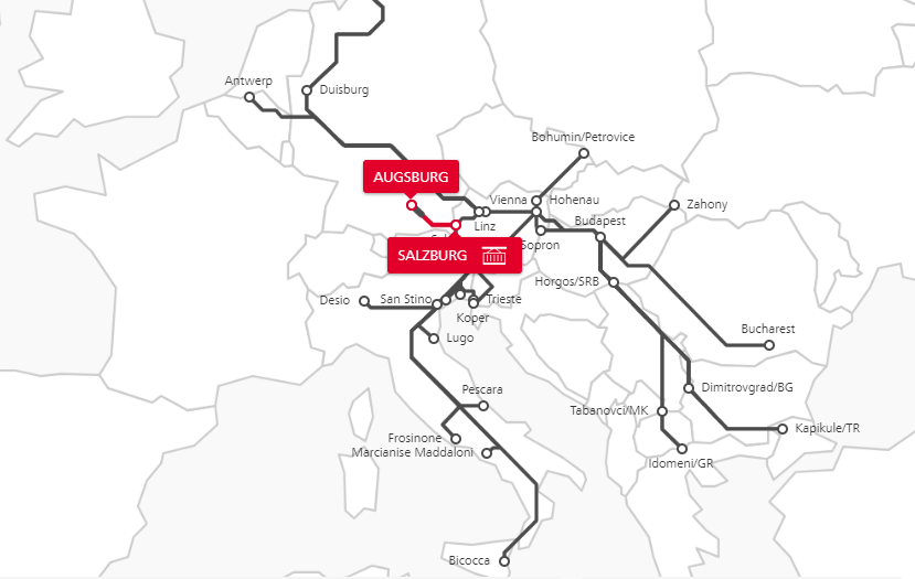 Salzburg–Augsburg: Neuer TransFER der RCG