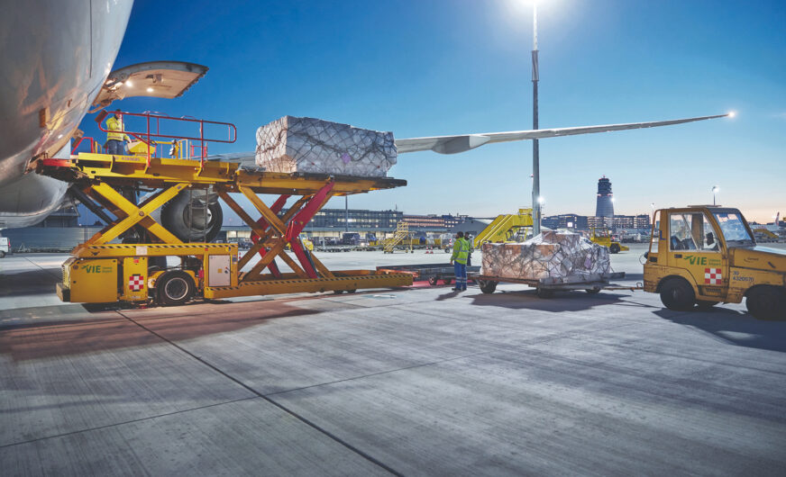 Am Flughafen Wien hebt der Frachtumschlag ab