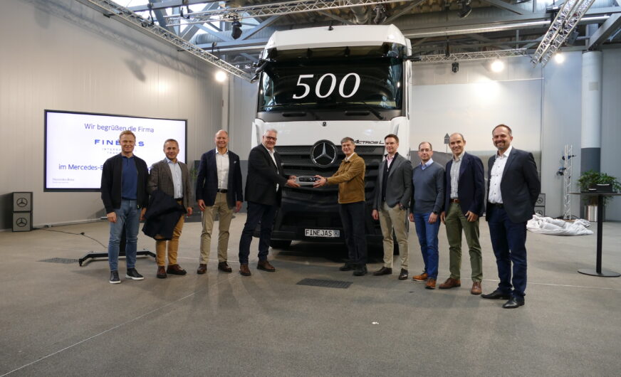 500 neue Mercedes-Benz Actros für die Finéjas Group