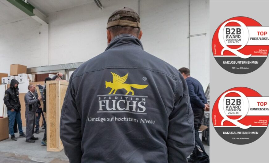 Spedition Fuchs gewinnt den B2B Award 2024/25