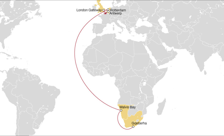 MSC: Neuer Direktdienst von Südafrika nach Nordeuropa