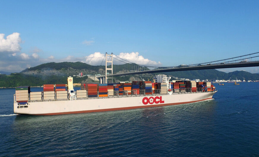 OOCL bewegt 3,9 Mio. TEU in der Containerschifffahrt