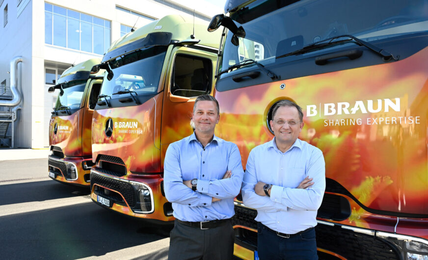 Frigosped und B. Braun testen eActros 600 im Regelbetrieb