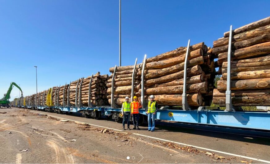 Innofreight: Erster Holzzug für UPM Biochemicals