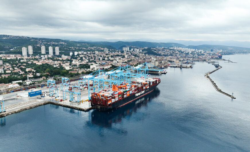 Rijeka Gateway empfängt erstes Containerschiff
