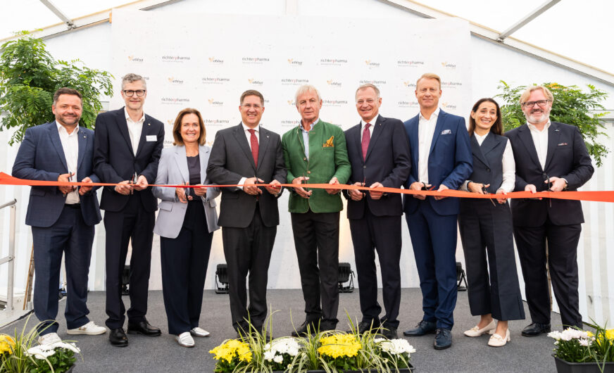 Richter Pharma startet neue Arzneimittelproduktion