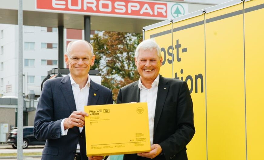 100 neue Poststationen vor Spar-Märkten in Österreich
