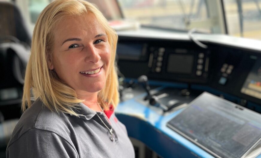 Klaudia Malej steuert die schwersten Züge