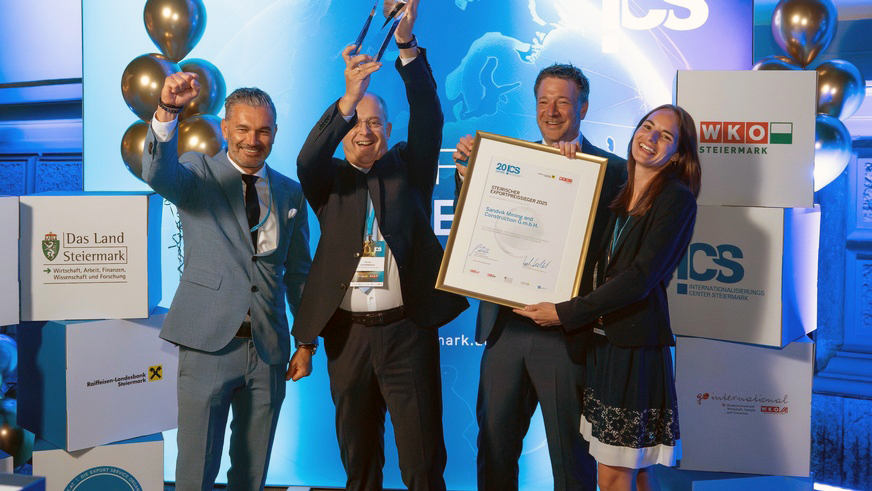 Sandvik aus Zeltweg gewinnt Steirischen Exportpreis 2025